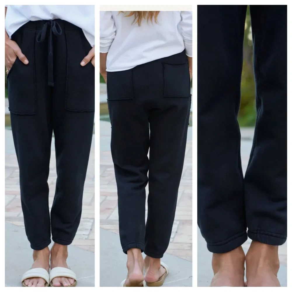 Women’s Black Drawstring Jogger Pants